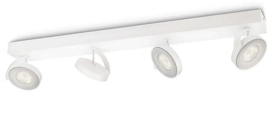 Clearance Philips Clockwork myLiving spotskinne warm glow Hvit