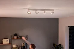 Clearance Philips Clockwork myLiving spotskinne warm glow Hvit