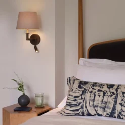 Hot Astro Lighting Club reader vegglampe - uten skjerm Bronse