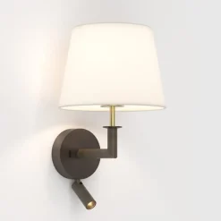 Hot Astro Lighting Club reader vegglampe - uten skjerm Bronse
