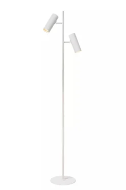 Outlet Lucide Clubs gulvlampe 2-lys - Hvit