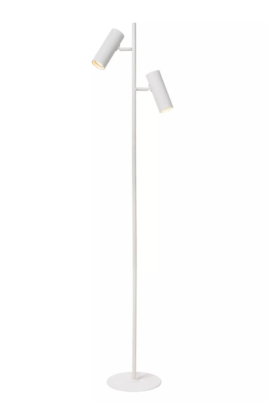 Outlet Lucide Clubs gulvlampe 2-lys - Hvit