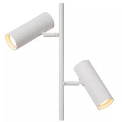 Outlet Lucide Clubs gulvlampe 2-lys - Hvit