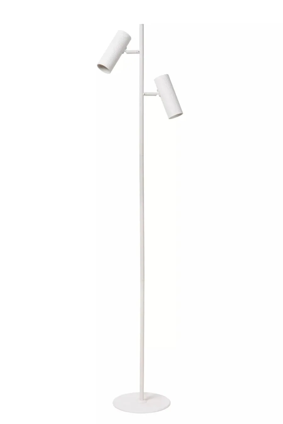 Outlet Lucide Clubs gulvlampe 2-lys - Hvit