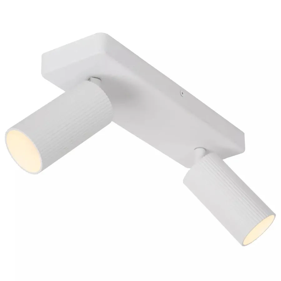 Discount Lucide Clubs takspot 2-lys Svart