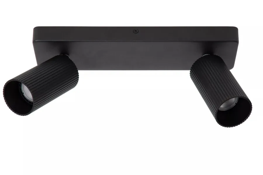 Discount Lucide Clubs takspot 2-lys Svart