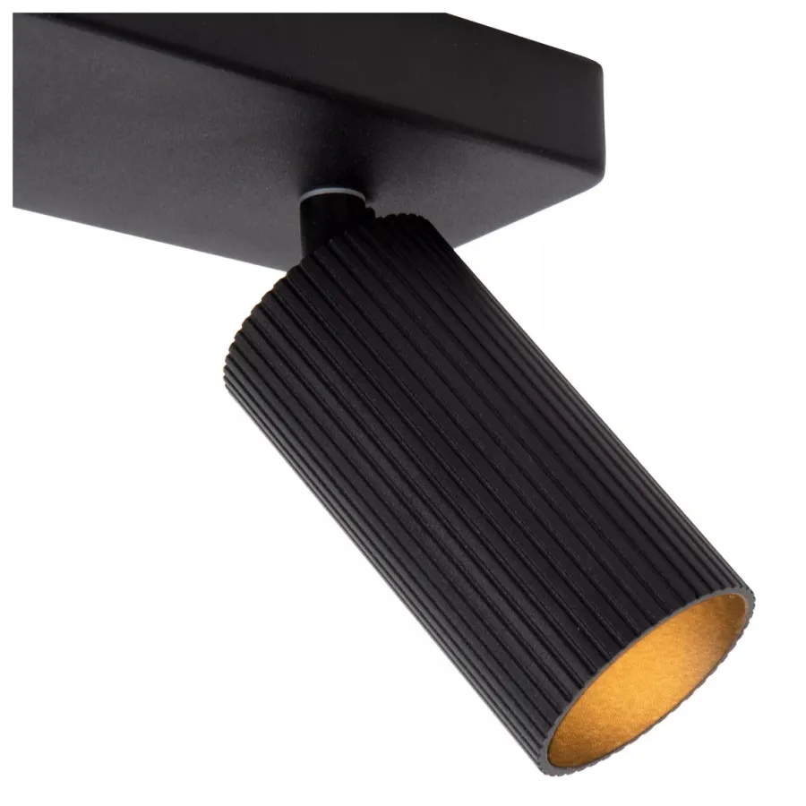 Discount Lucide Clubs takspot 2-lys Svart