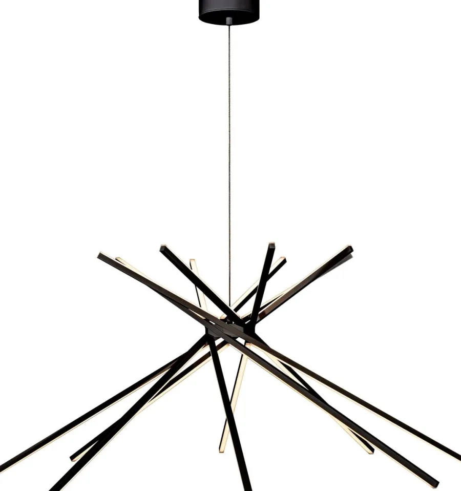 NorDesign Cluster takpendel 50W Dimbar - Svart