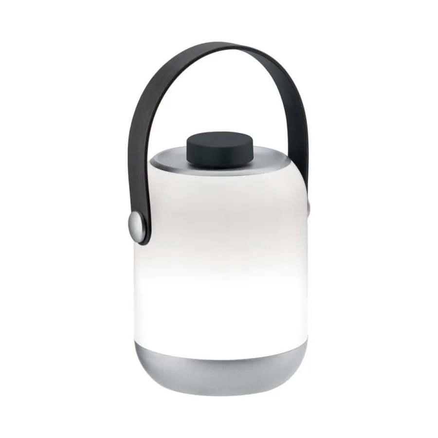 Clearance Paulmann Clutch bordlampe oppladbar via USB 3000 Kelvin IP44 - Dimbar Grå