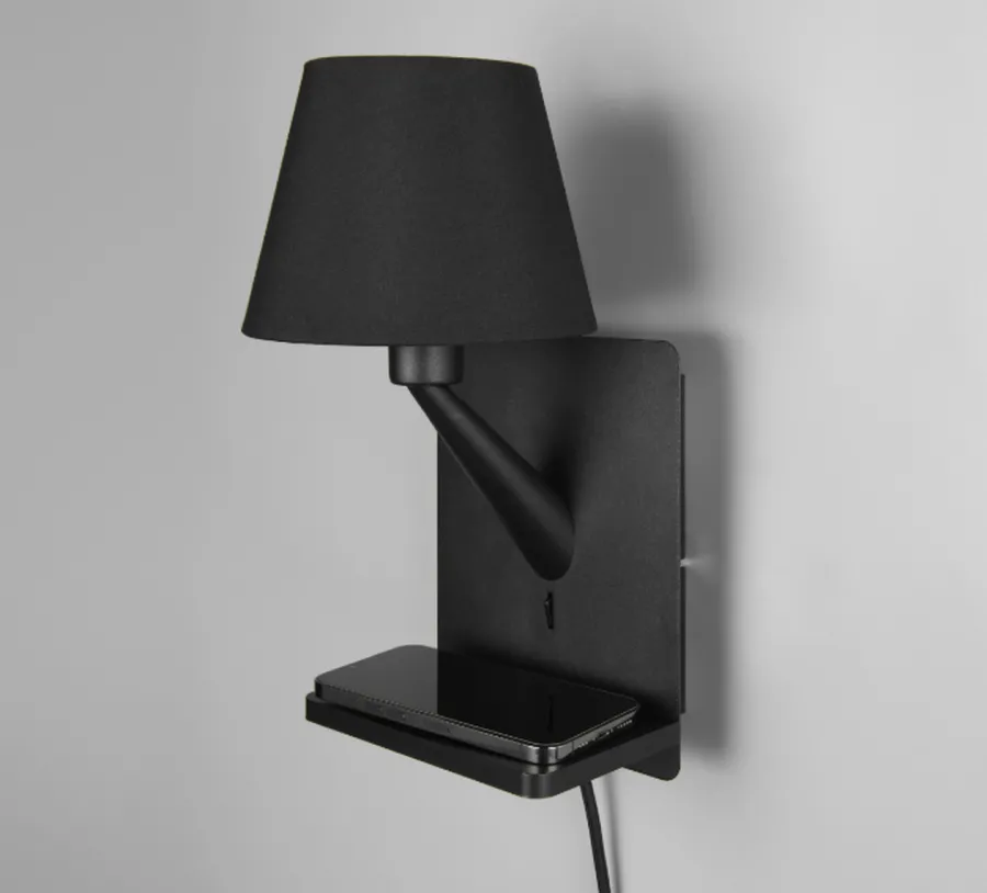 Discount Trio Lighting Comfort vegglampe med USB