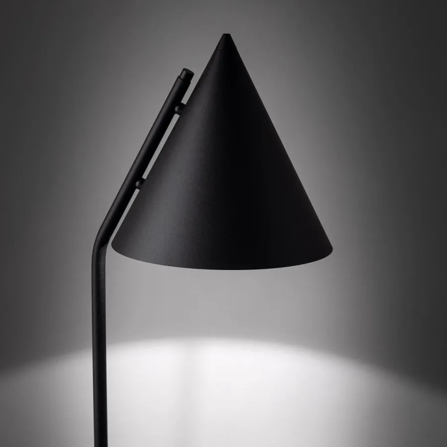 Clearance TK Lighting Cono gulvlampe Svart