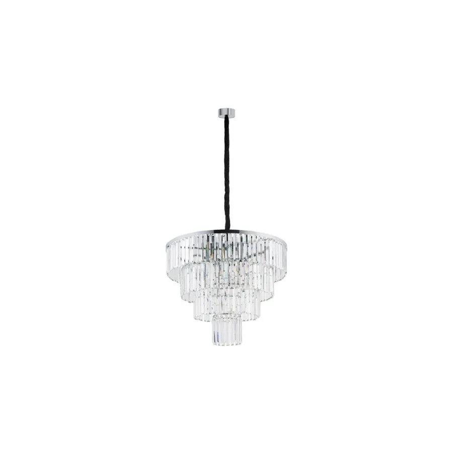 Sale Nowodvorski Cristal Lysekrone L - Sølv Sølv / Klar