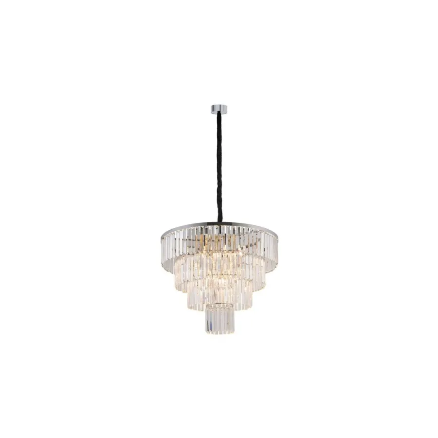 Sale Nowodvorski Cristal Lysekrone L - Sølv Sølv / Klar