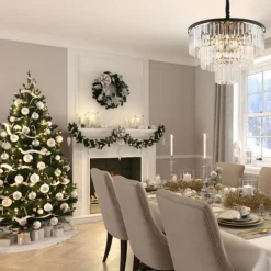 Clearance Nowodvorski Cristal Lysekrone M - Svart