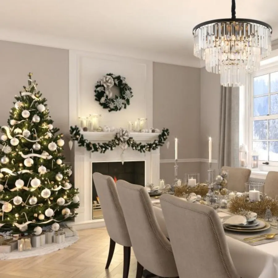 Clearance Nowodvorski Cristal Lysekrone M - Svart