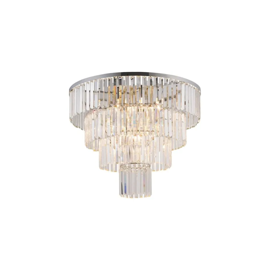 Best Nowodvorski Cristal taklampe L - Sølv Sølv / Klar