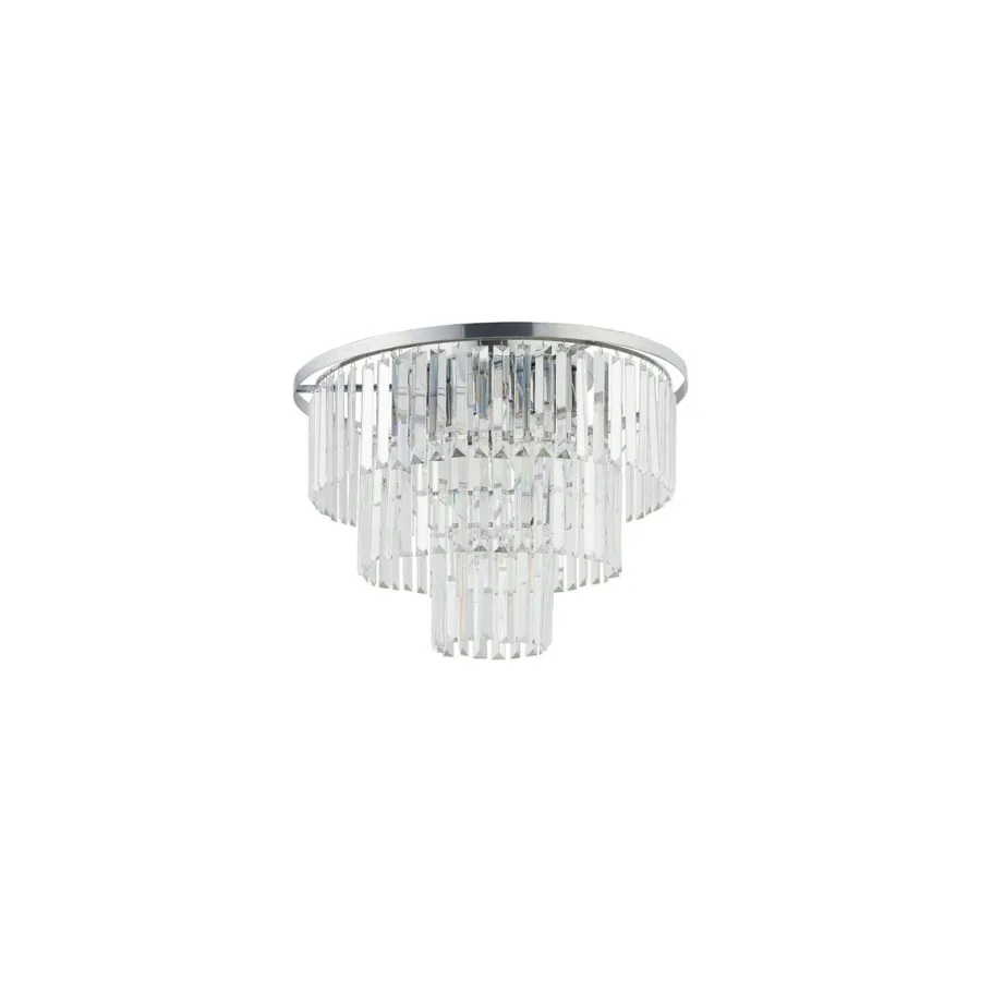 Hot Nowodvorski Cristal taklampe M - Sølv Sølv / Klar