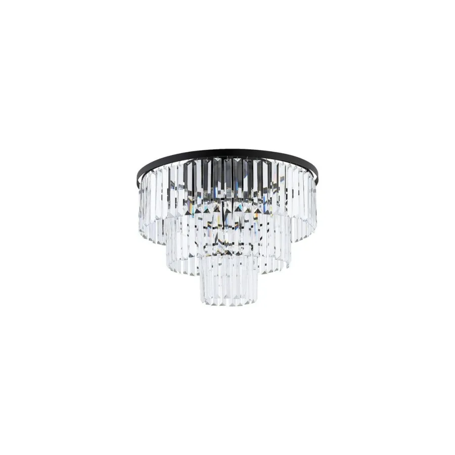 Nowodvorski Cristal taklampe M - Svart