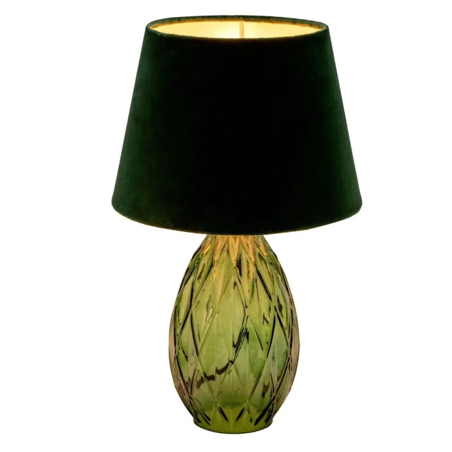 Discount Paulmann Crystal Velvet bordlampe Grønn