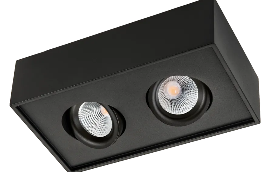 Clearance Sg Armaturen As Cube Lux 2x7W LED 2700K Ra 98