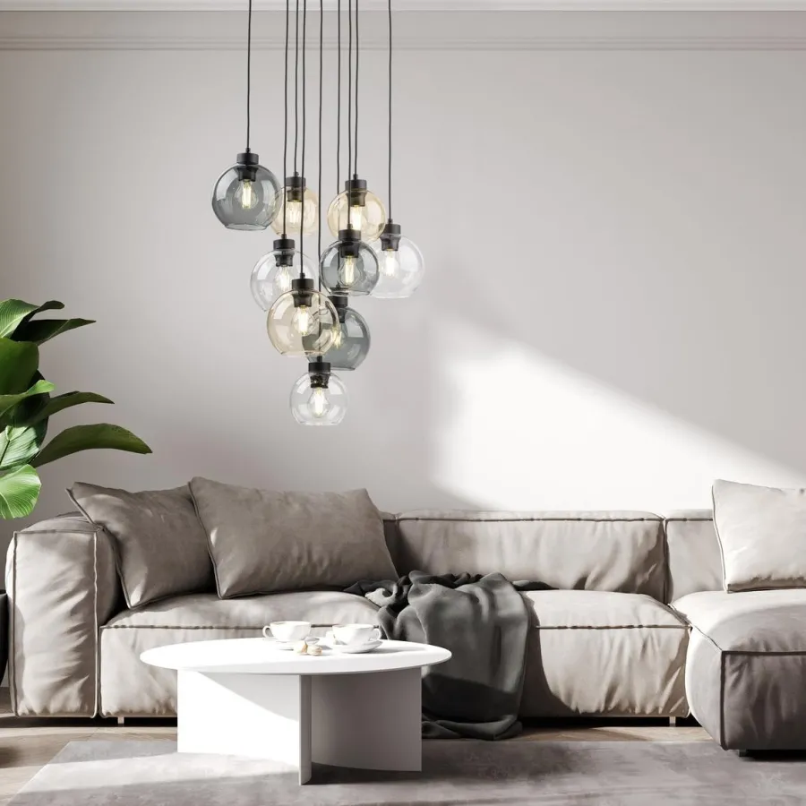 TK Lighting Cubus takpendel 9-lys