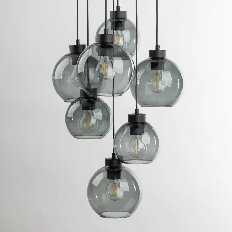TK Lighting Cubus takpendel 7-lys