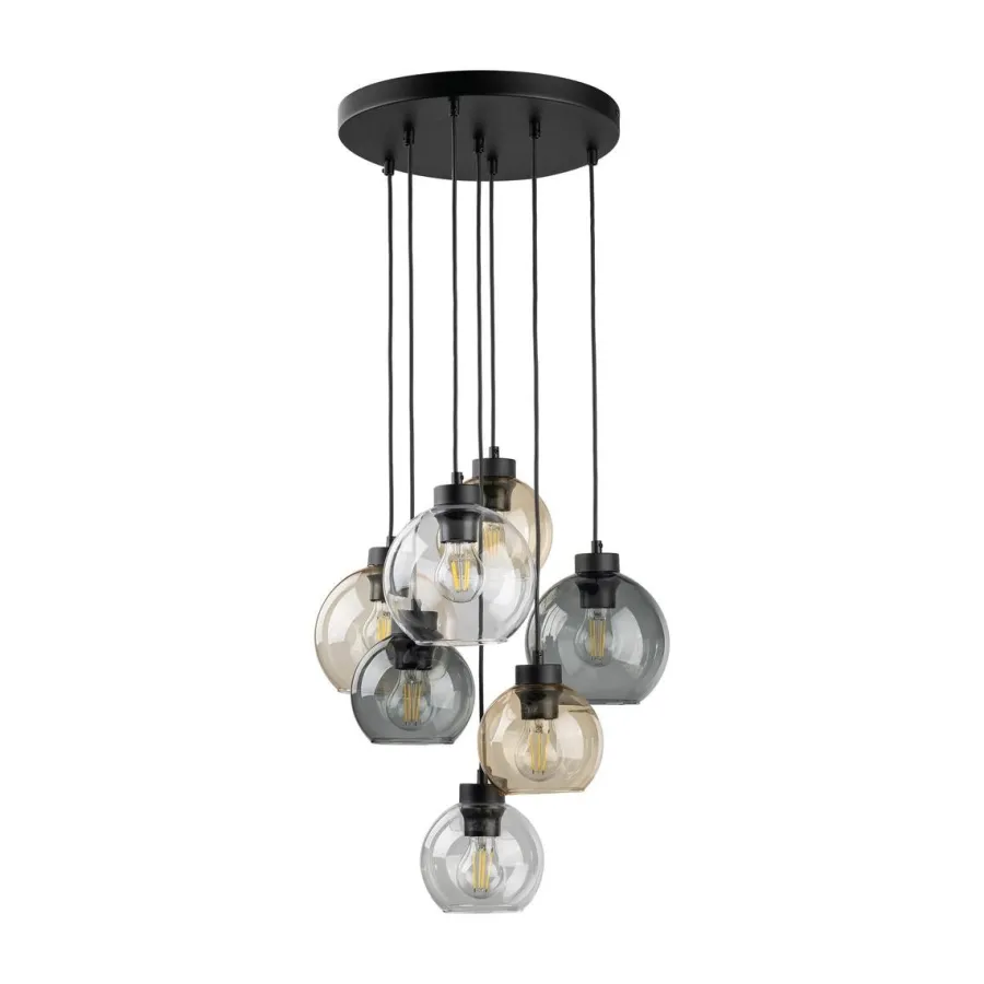 TK Lighting Cubus takpendel 7-lys