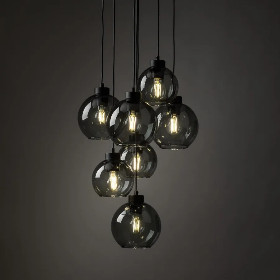 TK Lighting Cubus takpendel 7-lys