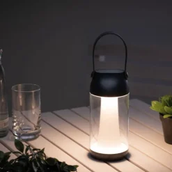 Online Paulmann Cupulino bordlampe oppladbar via USB 3000 Kelvin IP44 - Dimbar Antrasitt