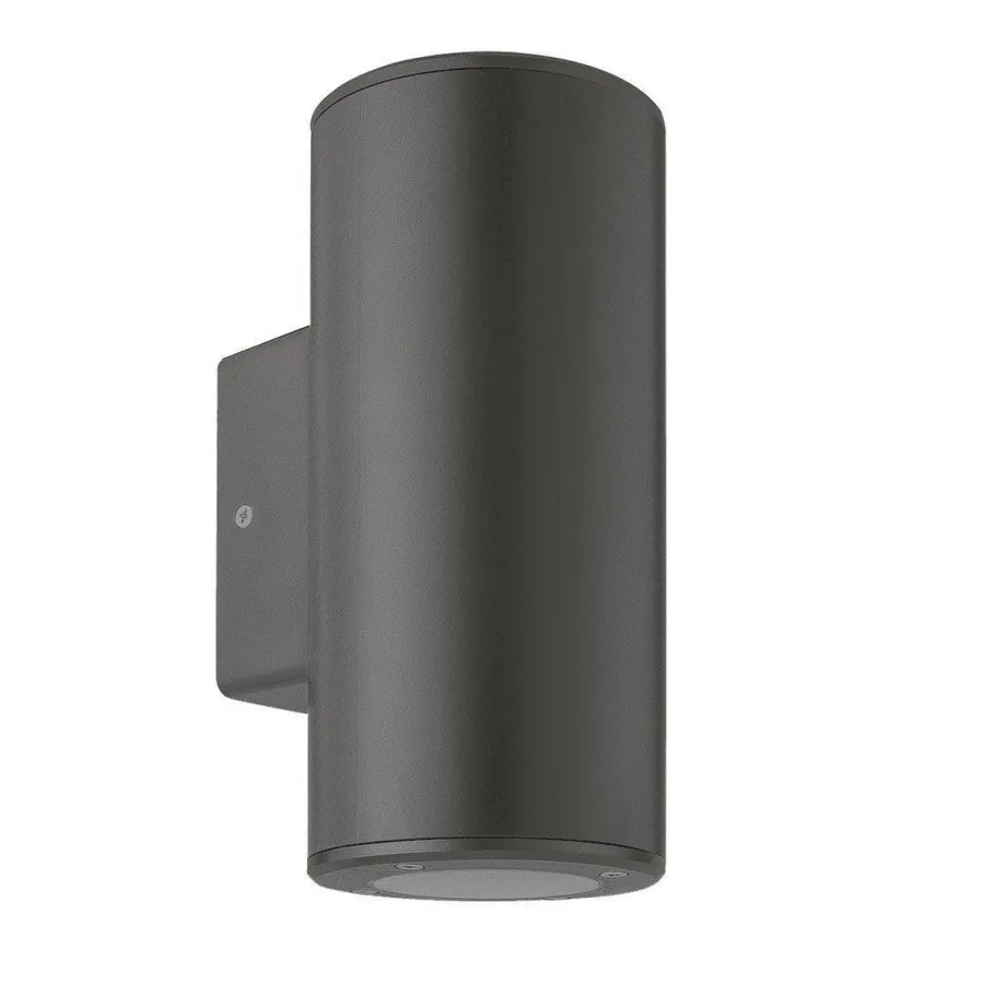 New NorDesign Cylindro duo vegglampe opp/ned utendørs IP54 - grå Grafitt