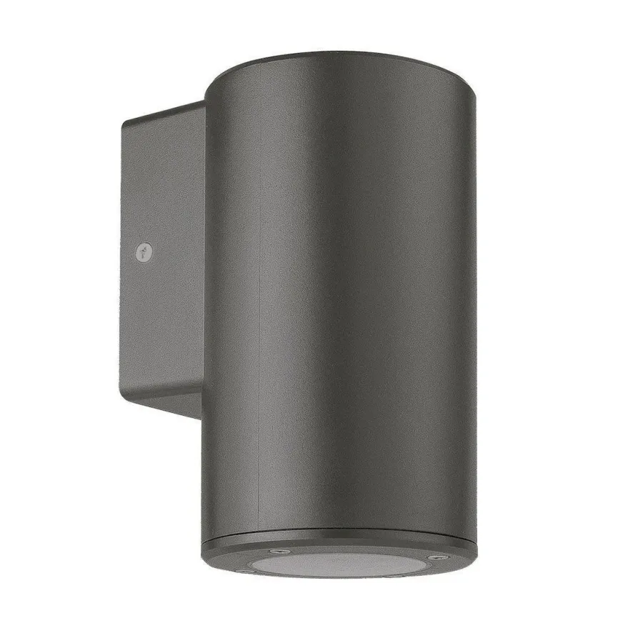 NorDesign Cylindro vegglampe ned utendørs IP54 - grå Grafitt