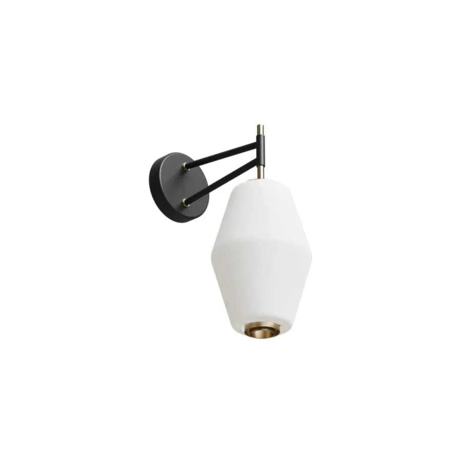 Sale Northern Dahl vegglampe Svart / Opal