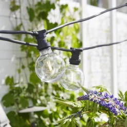 Best Star Trading Dekorativ utendørs LED filament E27 95mm 2700K Plast Klar