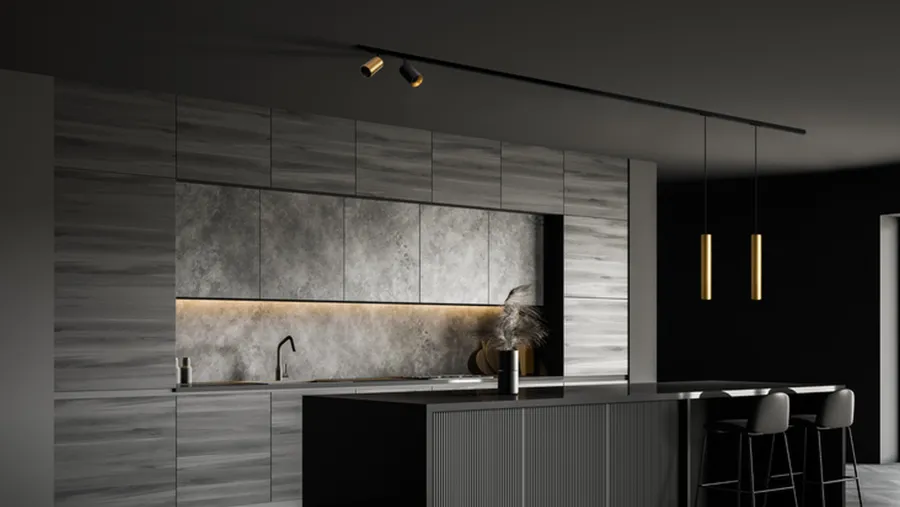 New Antidark Designline Tube flex takpendel - Svart
