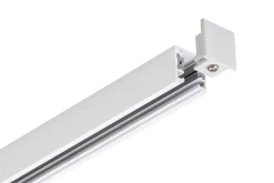Hot Antidark Designline Tube komplett 1,9 meter spotskinne med 4 spotter GU10 - Hvit