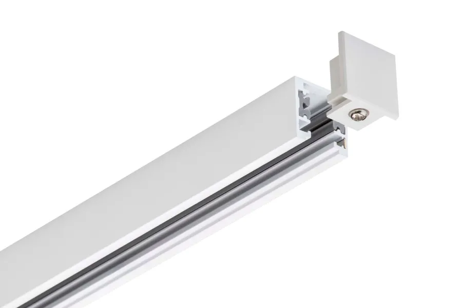 Discount Antidark Designline Tube komplett 1,9 meter spotskinne med 3 spotter GU10 - Hvit