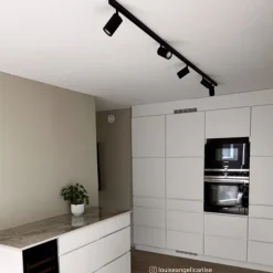 Sale Antidark Designline Tube komplett 1.9 meter spotskinne med 5 spotter GU10 - Svart