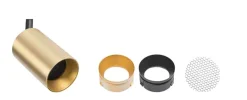 Discount Antidark Designline Tube pro enkel spot GU10 - farget Messing
