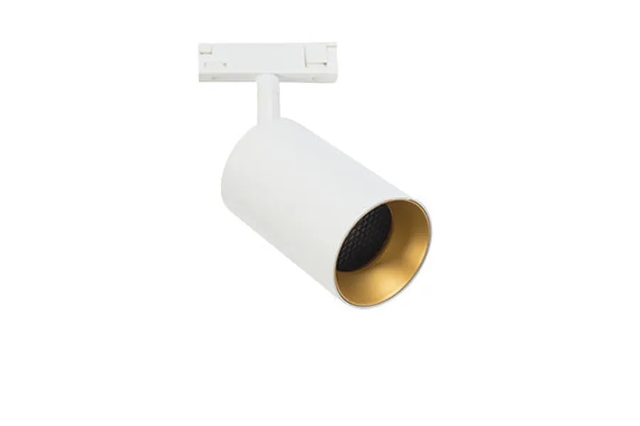 Online Antidark Designline Tube Pro komplett 1,9 meter spotskinne med 4 spotter GU10 - Hvit