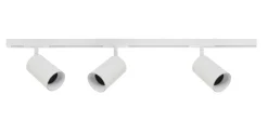 Antidark Designline Tube Pro komplett 1 meter spotskinne med 3 spotter GU10 - Hvit
