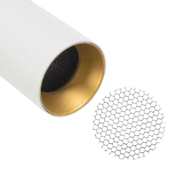 Antidark Designline Tube Pro komplett 1 meter spotskinne med 3 spotter GU10 - Hvit