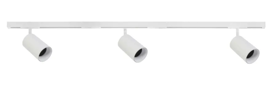 Discount Antidark Designline Tube Pro komplett 1,9 meter spotskinne med 3 spotter GU10 - Hvit