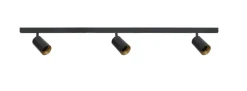 Discount Antidark Designline Tube Pro komplett 1.9 meter spotskinne med 3 spotter GU10 - Svart