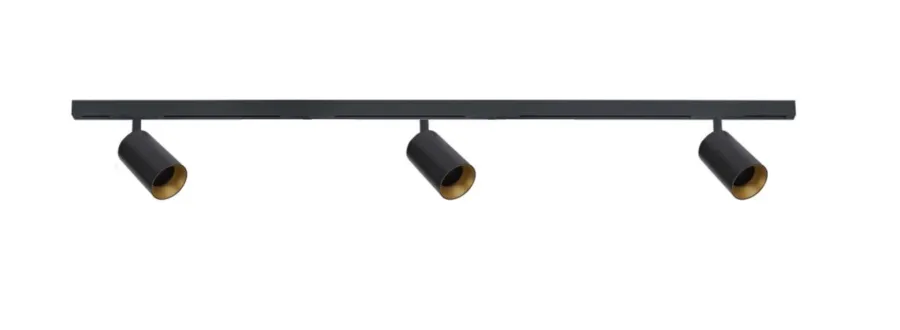 Discount Antidark Designline Tube Pro komplett 1.9 meter spotskinne med 3 spotter GU10 - Svart