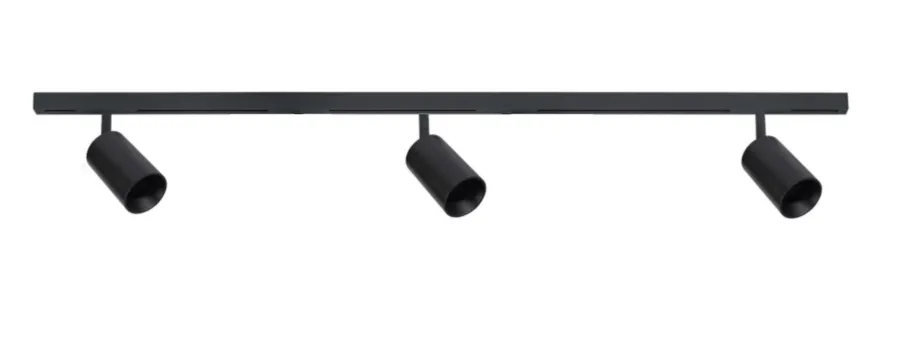 Discount Antidark Designline Tube Pro komplett 1.9 meter spotskinne med 3 spotter GU10 - Svart