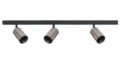 Sale Antidark Designline Tube Pro komplett 1 meter spotskinne med 3 spotter GU10 - /Titanium Svart
