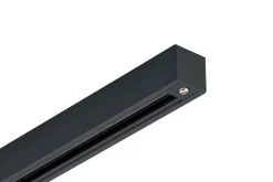 Antidark Designline Tube Pro komplett 1.9 meter spotskinne med 5 spotter GU10 - Svart