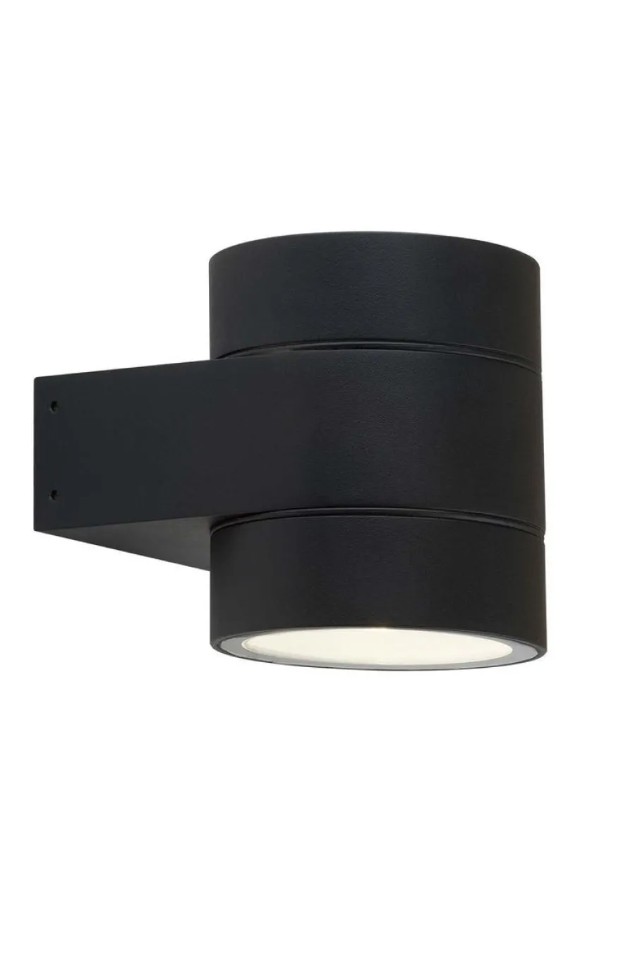 Outlet Antidark Dolio W90 vegglampe utendørs opp/ned 2x4,2W 3000K IP65 Dimbar - Svart
