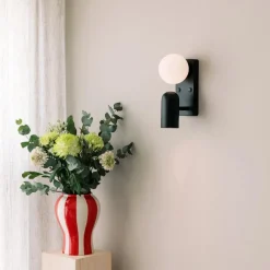 Online Globen Lighting Doppio vegglampe Beige