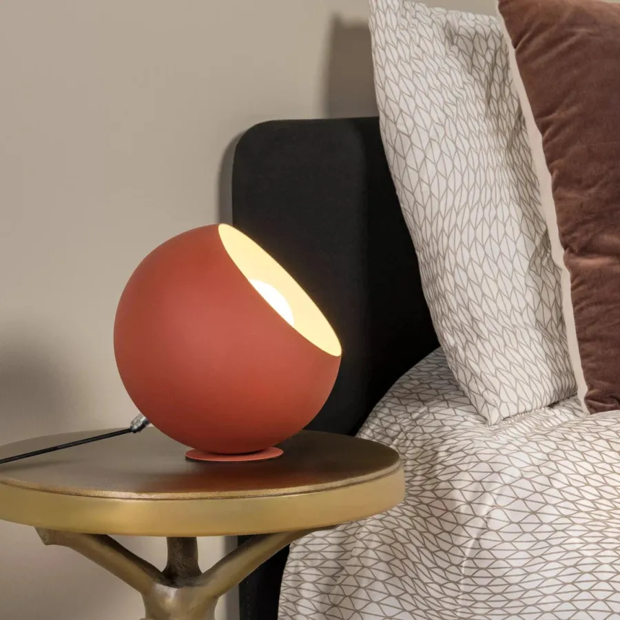 Outlet Lucide Doredos bordlampe 20 cm Teracotta